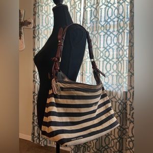 Dooney & Bourke striped purse.